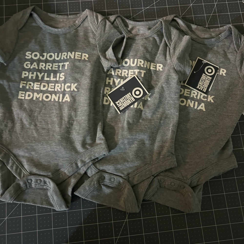 Gray Kids Bodysuit with Inspirational Names